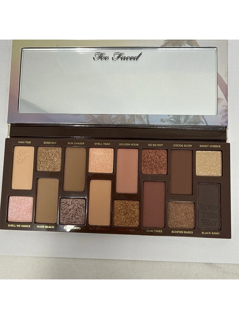 NIB TOO FACED Born This Way Sunset Stripped Eyeshadow Palette 16  CJ1